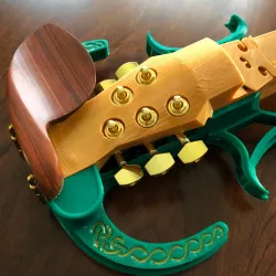 Celtic Upper and Lower Bout for the Jax Violin