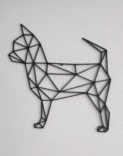 Chihuahua Geometric Wallart
