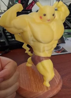 Color Swole Pikachu