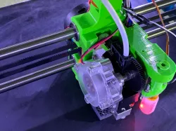 Coolice Hypercube Evolution Rev.3 Aero & BLtouch Holder - Remix Aero with thumb wheel 