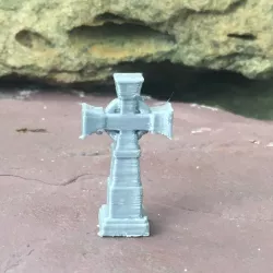 Cross Grave Monument for tabeltop rpg