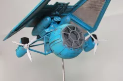 Dieselpunk/Steampunk TIE Torpedo Bomber style ship - fuselage