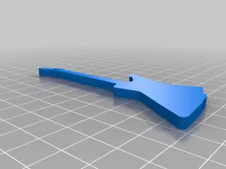 Explorer guitar keychain