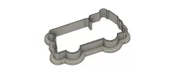 Fire truck - fire engine cookie cutter