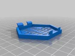 Flashforge Creator 3 V2 Rear Fan Filter Holder