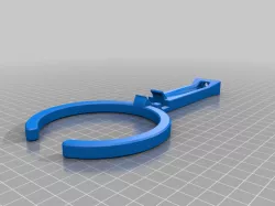 Folding cup holder