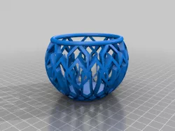 Geometric shapes pattern bowl