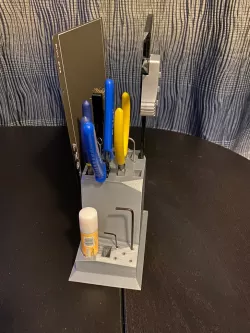 Geometric Tool Holder / Organizer for 3D Printing, Electronics, Artists, Hobby