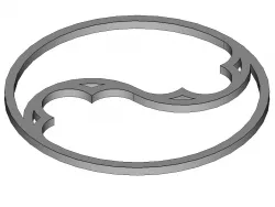 Gothic Duefoil (S-shaped Gothic Tracery)