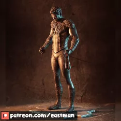 "Grief" - A Spider-Man statue (fan art)