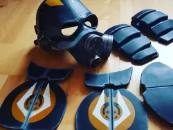 Half Life Alyx Combine Captain Shoulder Airbrush Stencils