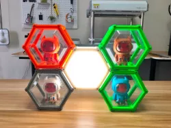 Honeycomb display box light