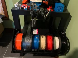 IKEA LACK TABLE Spool Rack