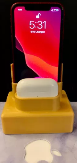 iPhone XR iPhone 11 iPhone7 with Airpod or AirpodPro Charing Station and iWatch Charging Dock