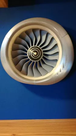 Jet Engine for wall