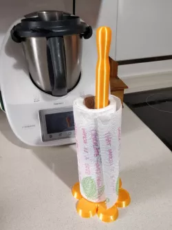 Kitchen towel holder daisy flower