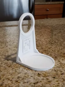 Laundry detergent drip cup holder