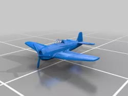 Low Poly Grumman Hellcat (STL)