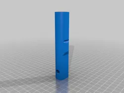Nerf buffer tube spring rest for nested Worker Power spring and AK Blastermod power spring