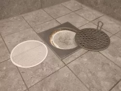 Parametric floor drain filter
