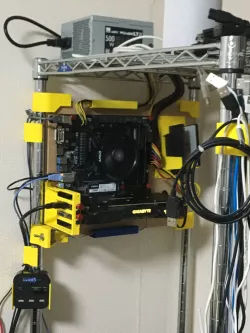 ParasitiPC - An open frame PC parasitic on your shelf