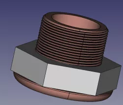 Passe coque 40mm ( Passthru hull ) aquaponics