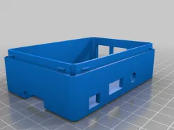 Pi Wall Mount Case with Buttons and Screen
