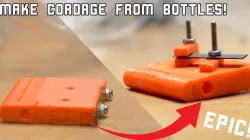 Plastic bottle cordage maker!