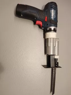 Saw adapter for Bosch FlexiClick cordless drill