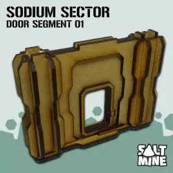 Sodium Sector - Door 01 (3mm - mdf - lasercut)