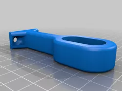 Soporte central para fijación barra perchero