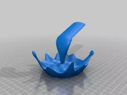 Splash pour paint