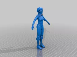 Teenage girl - export from cgtrader - Remix