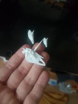 Unicorn skull pendant