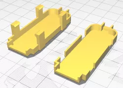 USB UART screwless snap fit enclosure