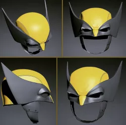 Wolverine Helmet (8 Parts)