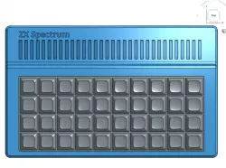 ZX-Spectrum 48k Harlequin : case + mecanical keyboard