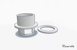 1 inch PVC fitting pipe vent hood