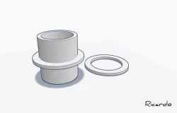 1 inch PVC Pipe through wall