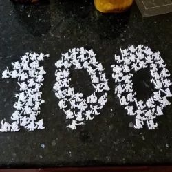 100 Kitsune Meeples