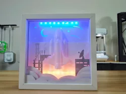 3D space dream light frame
