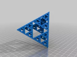 5 level Sierpinski triangular pyramid 