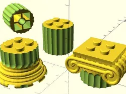 Ancient Greek Ionic Column