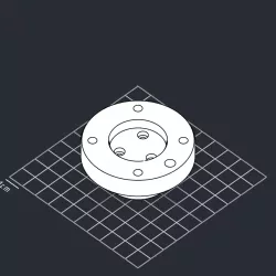 AR2 robot wrist for ISO 9409-1-50-4-M6 tools