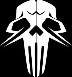 Arachne Skull stencil