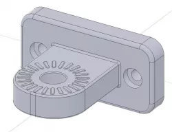 Articulating Raspberry Pi Camera Mount - extrusion mount - parallel tab