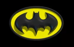 batman 3d logo