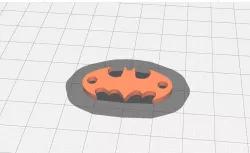 Batman  shoelaces tag
