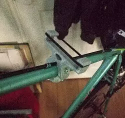Bicycle Top-Tube mounted phone holder