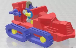 Block Scale MOTU Attak Trak